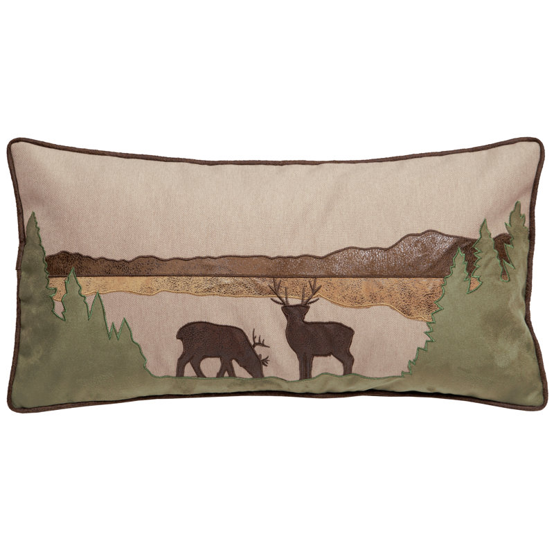 Embroidered Throw Pillow