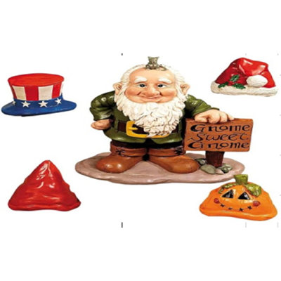 Statue de gnome de chapeau Donaldina