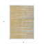 Tapis intérieur lavable rayé gris doré 3 pi x 5 pi