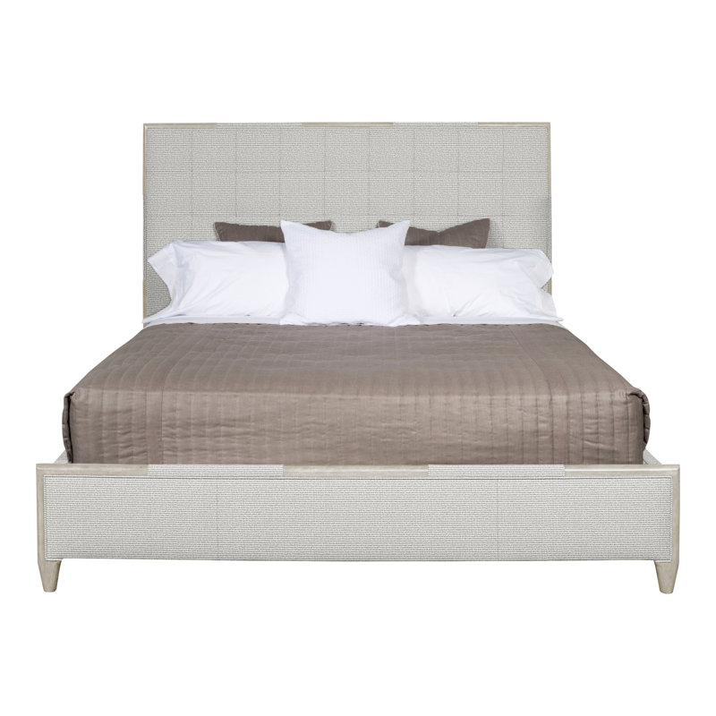 Chatfield By Thom Filicia Upholstered Bed, Wrenn, Callaloo Cotton, Queen