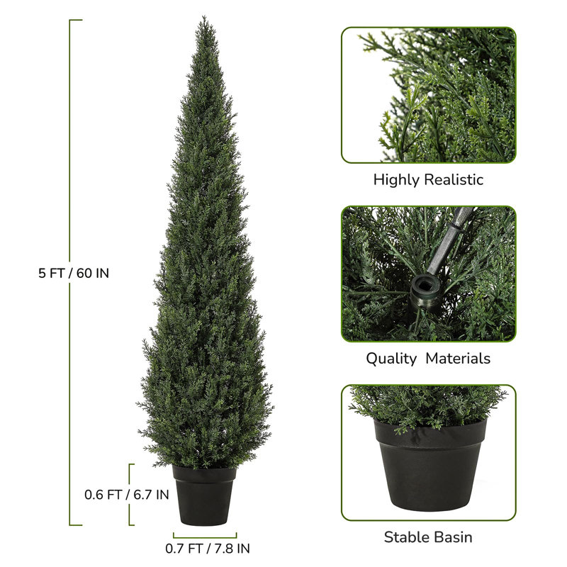 Plant, 150cm H x 35cm W x 35cm D, Green