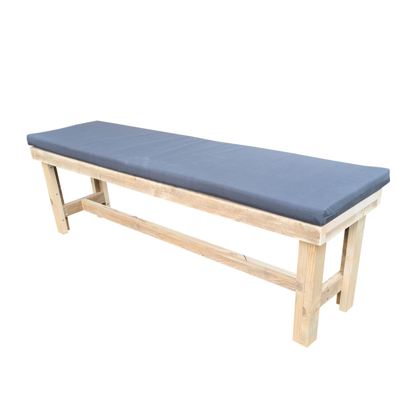 Menoher Manufactured Wood Garden Bench, 50 cm H x 190 cm W x 38 cm D