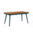 Lawsen 2 - Person Solid Wood Patio Dining Set Rectangular Table with Cushions Included