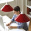 10cm H Metal Cone Lamp Shade-1310809483