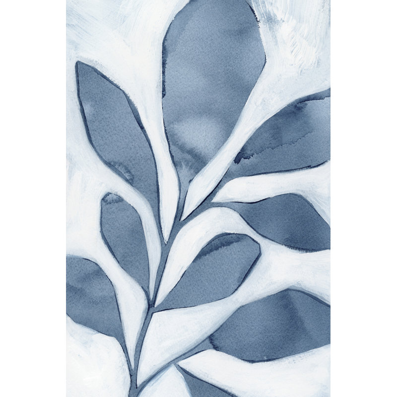 Blue Weed II by Grace Popp - Wrapped Canvas Print, 45.72cm H x 30.48cm W