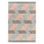 Deutsch Hand Woven Wool Pink/Grey Indoor Rug-51263995