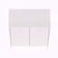 Armoire d'appoint 32 "en métal blanc