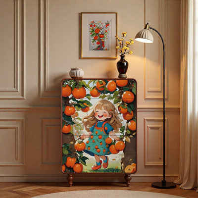 Room decor storage drawers cabinet