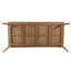 Woehler Rectangular Teak Outdoor Dining Table , 220cm cm W 100cm cm D