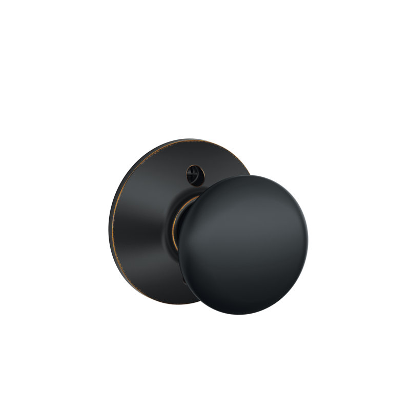 Plymouth Non-Turning Single Dummy Knob, Aged Bronze