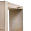 Watusi Cream Cow Hide Console Table