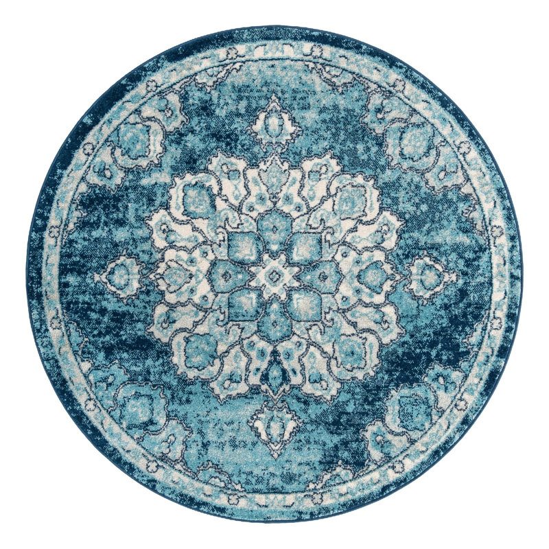 Beecham Oriental Indoor Rug, Round 5'