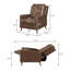Krystaline Upholstered Home Theatre Seating in Brown