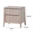 Nightstand, White Wash