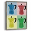 Impression encadrée Moka Pot Colorblock - bois massif-1554159373