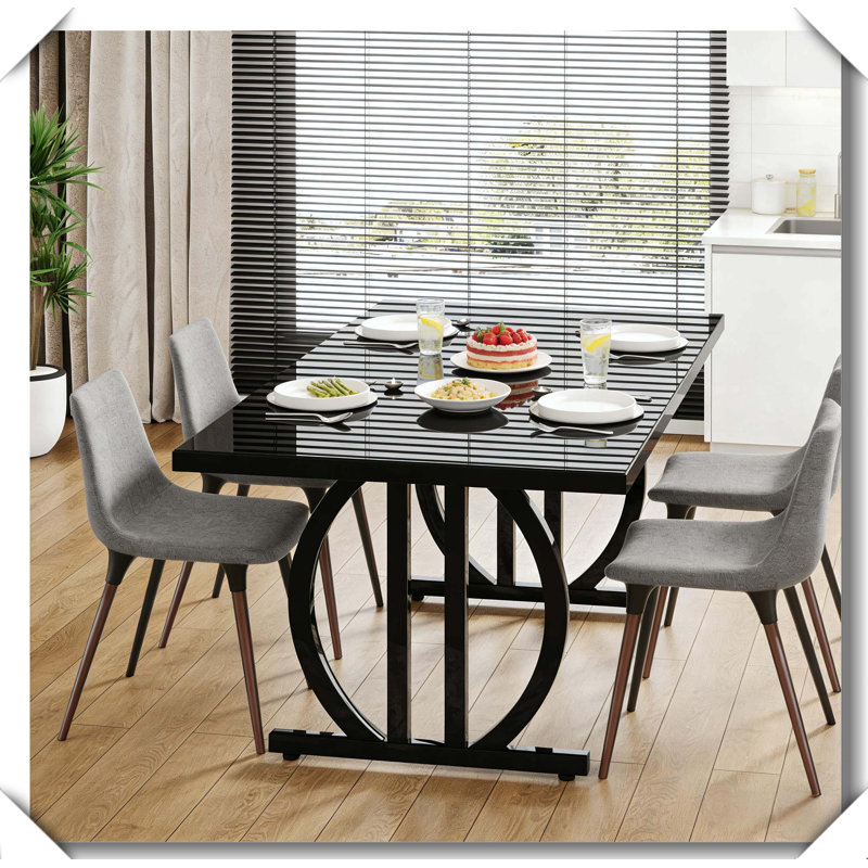 Minimalistic Table Sleek Top Elegant Legs Inviting Atmosphere