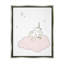 «Casual Unicorn Laying on Cloud regarder Nighttime Stars» par Sweet Melody Designs - cadre flottant, impression sur toile-75843482-75843485