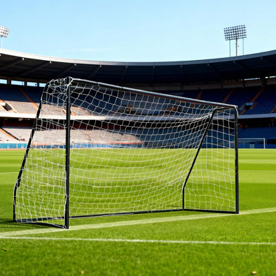 Soccer Goal 12x6 FT Heavy Duty Training Backyard, Metal Frame 1.97" Diameter Weather Resistant Powder Coated Galvanized Steel Soccer Net