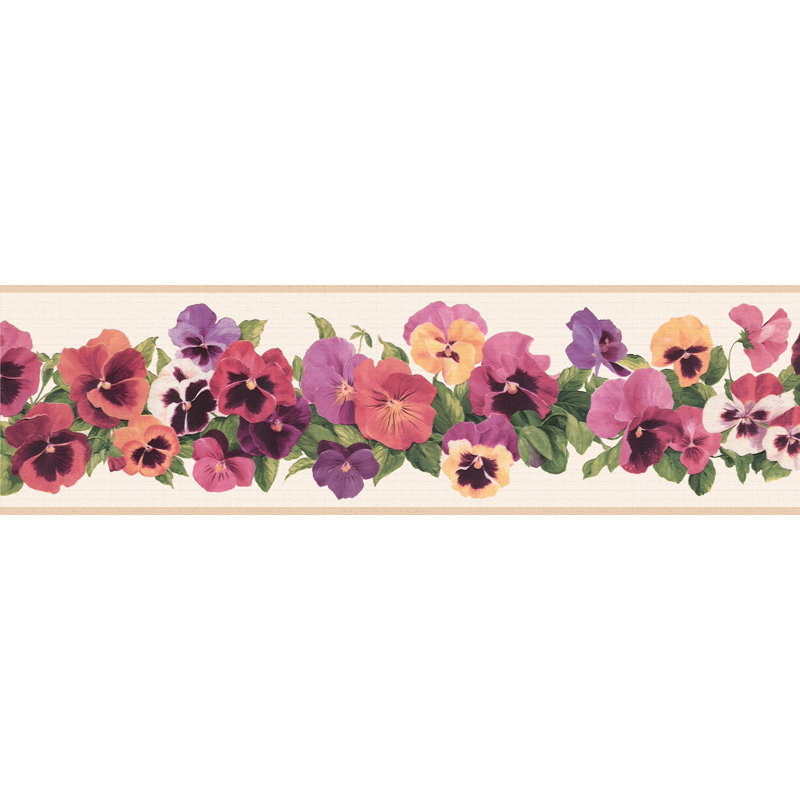 Peel & Stick Floral Border