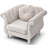 Farney Velvet Swivel Armchair-1524515536