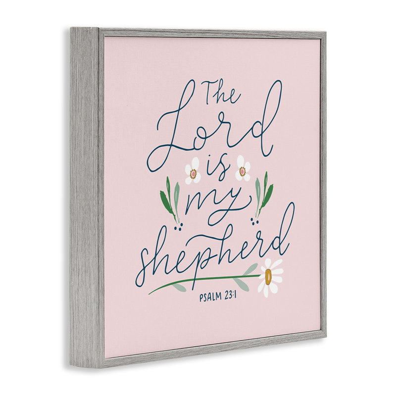 «Lord Is My Shepherd», estampe numérique par Blue Chair Blessing, H 12 po x l 12 po, Estampe numérique Farmhouse