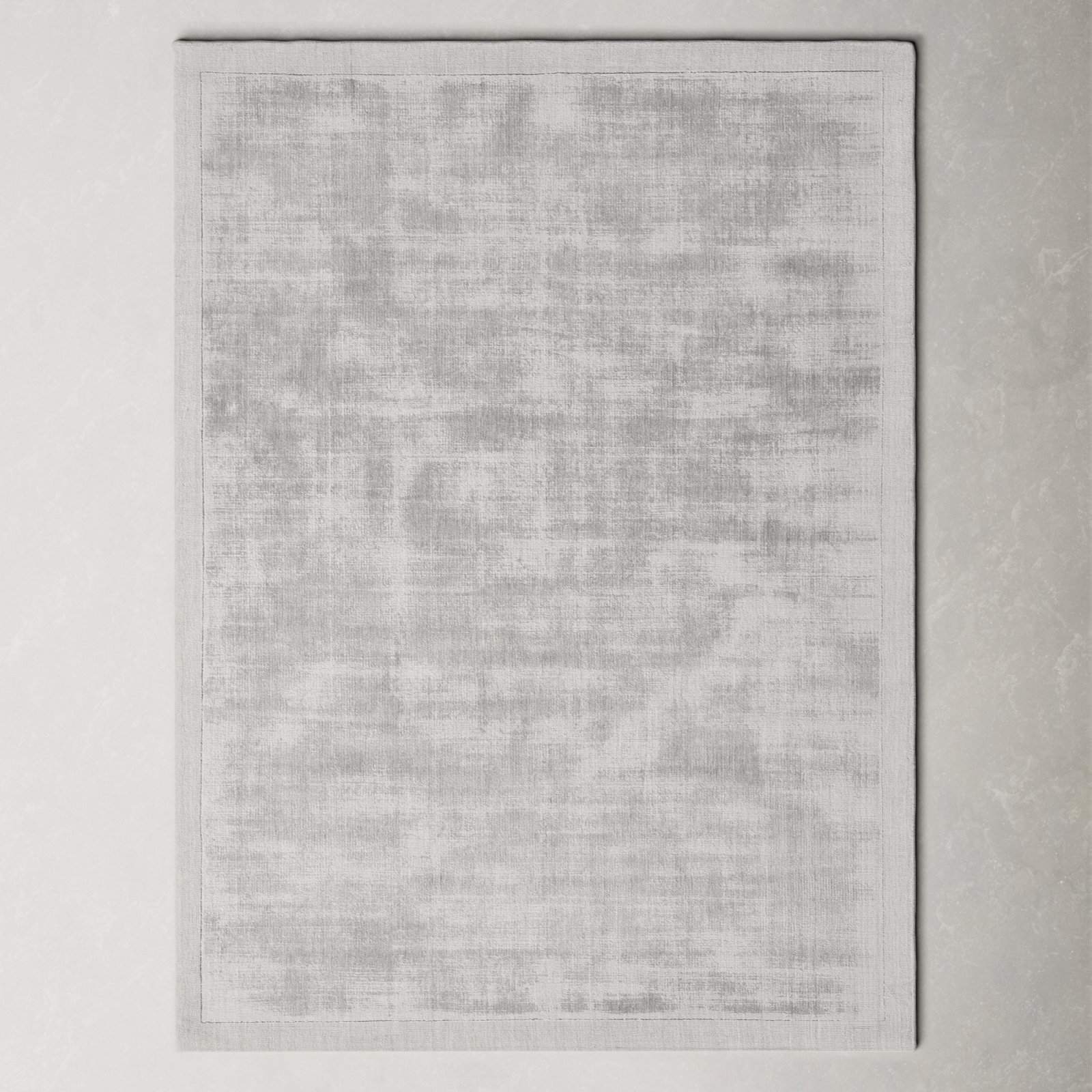 Mckinley Handmade Viscose Light Sage Rug, Rectangle 2' x 3'