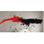 Autocollant mural avec effet peinture rouge et noire, graffiti abstrait, art mural moderne effet coups de pinceau, décoration industrielle de style loft pour chambre (433 g)-1524159083