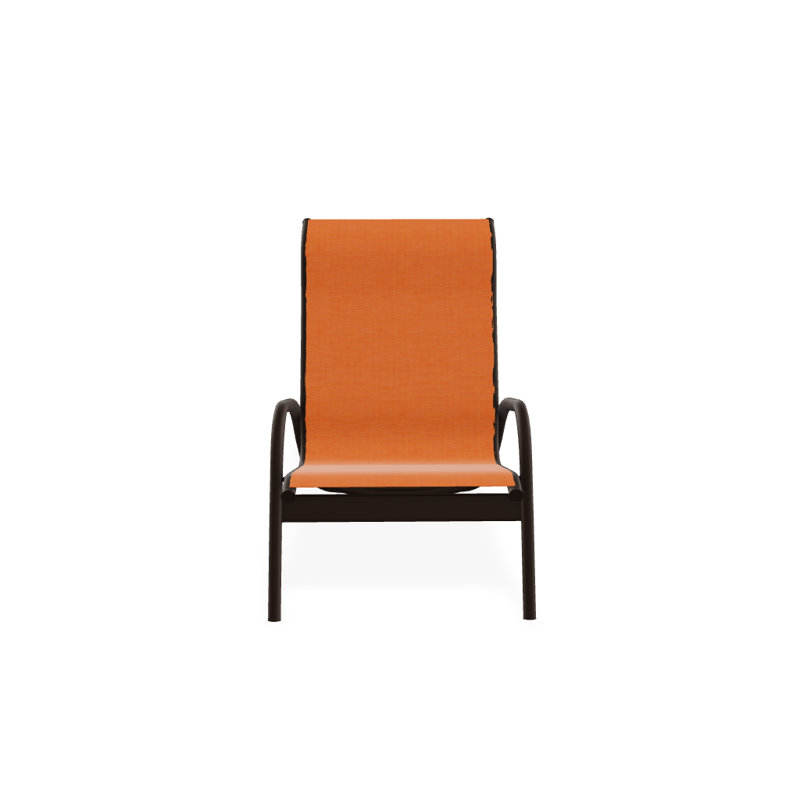 Gardenella Patio Chair, Tangerine, Kona