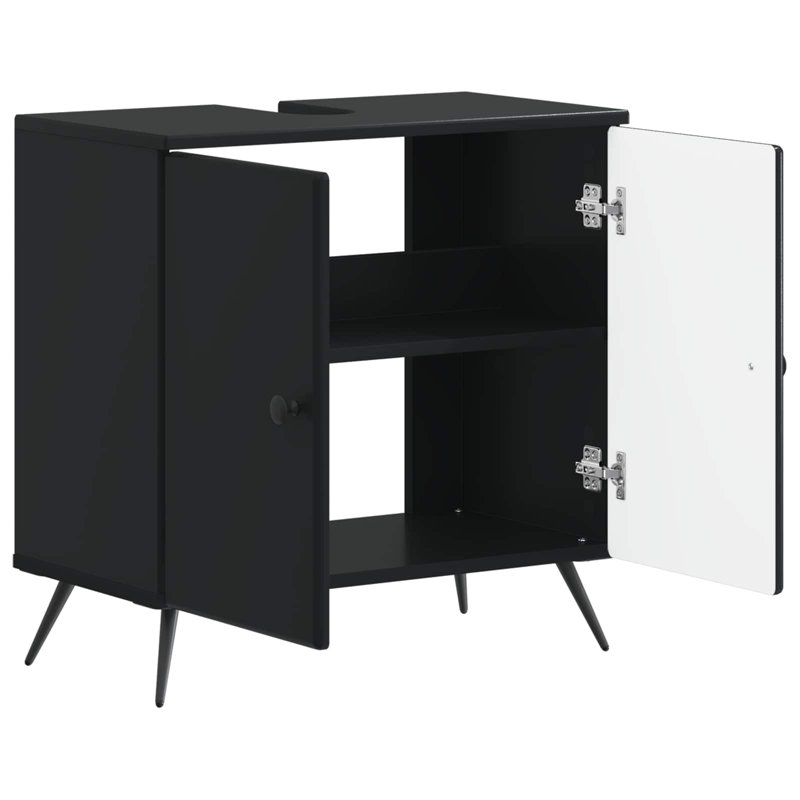 Under Sink Cabinet, Black