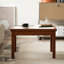 Table basse à carreaux en bois massif