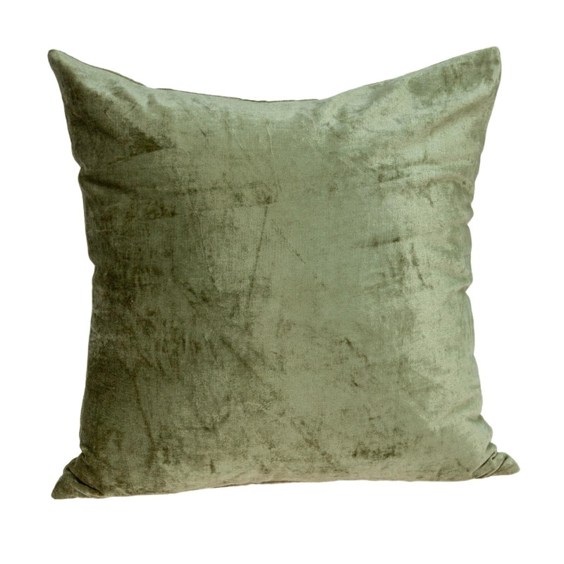Housse et insert de coussin Topaz, 18 po x 18 po, Polyester / Bourre en polyester, Olive