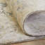 Tapis gris en laine tissé à la machine Josilin-2086056727