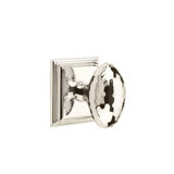 Emtek Privacy Interior Mortise Set w/ Wilshire Rosette & Hammered Egg Knob (RH)