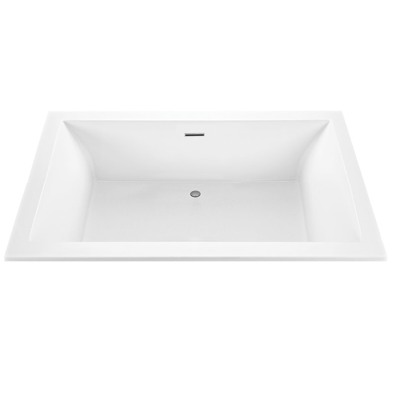 Baignoire à air 66 "MTI Solutions 28, Blanc mat DoloMatte®, Sous-comptoir