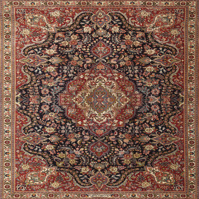 Tapis oriental noir