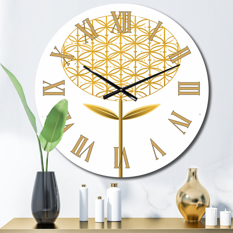 Horloge murale Cylan - Abstract Botanicals, Petit