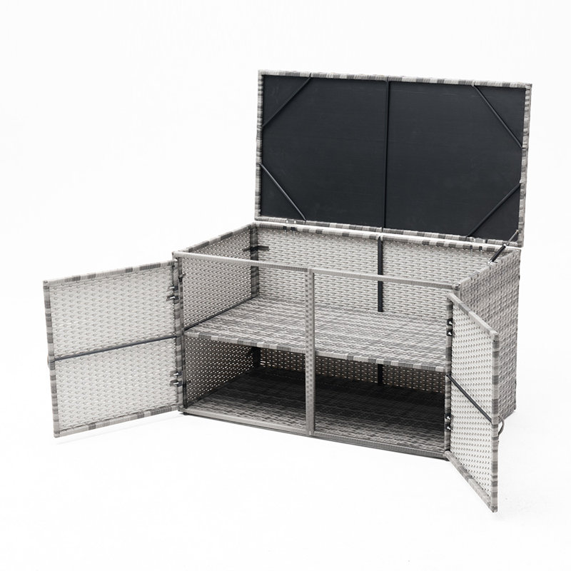 Living And Home 113cm W Deck Box, Grey