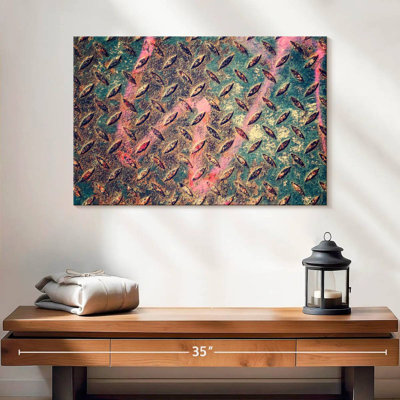 Kerner Abstract Metal Plate