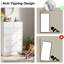 Commode 6 tiroirs 24 pouces - Commode étroite pour chambre à coucher, commode de rangement haute en bois pour petit espace, mobilier de chambre moderne-801277847