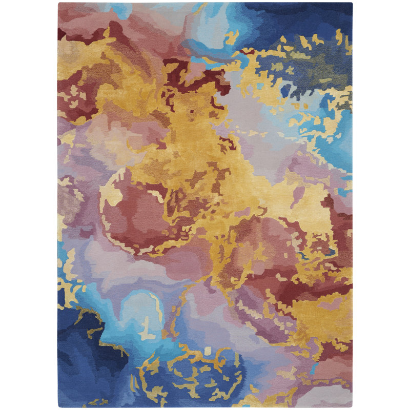 Prismatic Abstract Area Rug, Rectangle 114 x 175cm