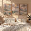 Ensemble de 3 toiles tendues 12 po x 8 po Sunset in Blooming Valley-109130279-109130276