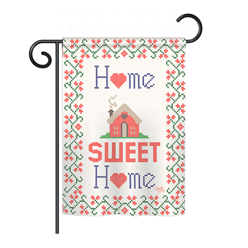 Double Sided 18.5'' H x 13'' W Polyester Garden Flag