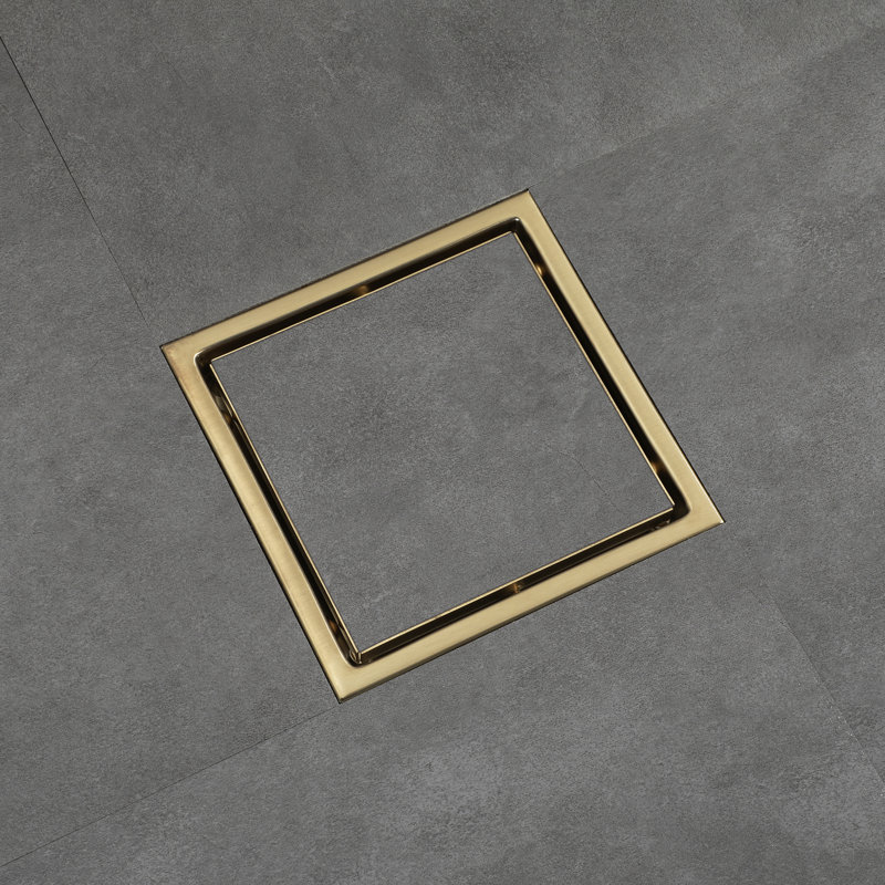 6'' W Linear Grid, Brushed Gold