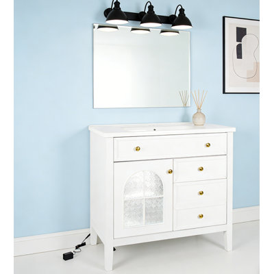 35.6" Bathroom Cabinet without Sink