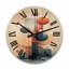 Horloge murale en bois surdimensionnée-1719546528