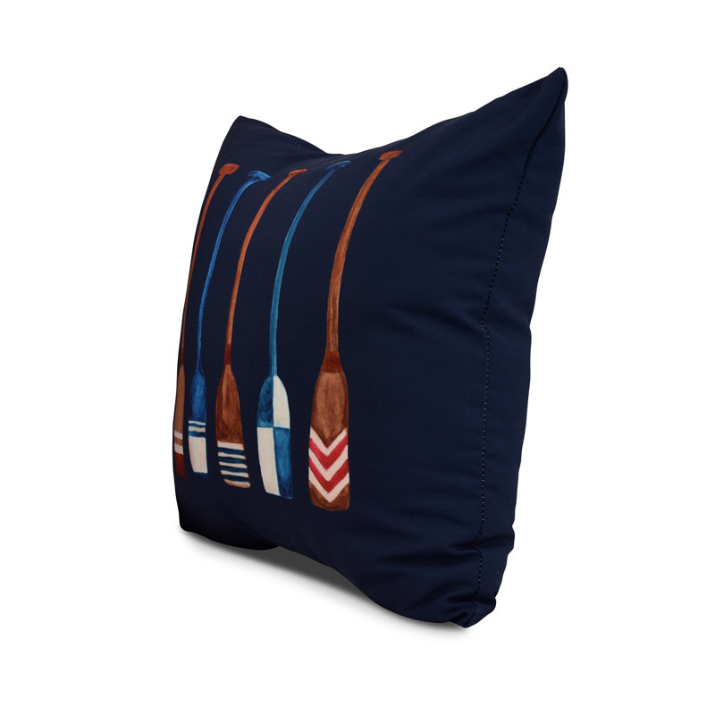 Housse et insert de coussin carré Nantucket, Bleu marine, 20 po x 20 po