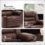 Fauteuil inclinable de massage en cuir respirant-974486911