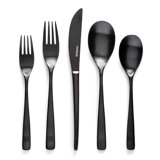 over&back Curved 18/8 Flatware Set - Service for 4
