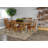 Deniela Solid Wood Base Dining Table