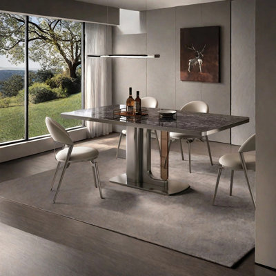 Italian luxury casual dining table